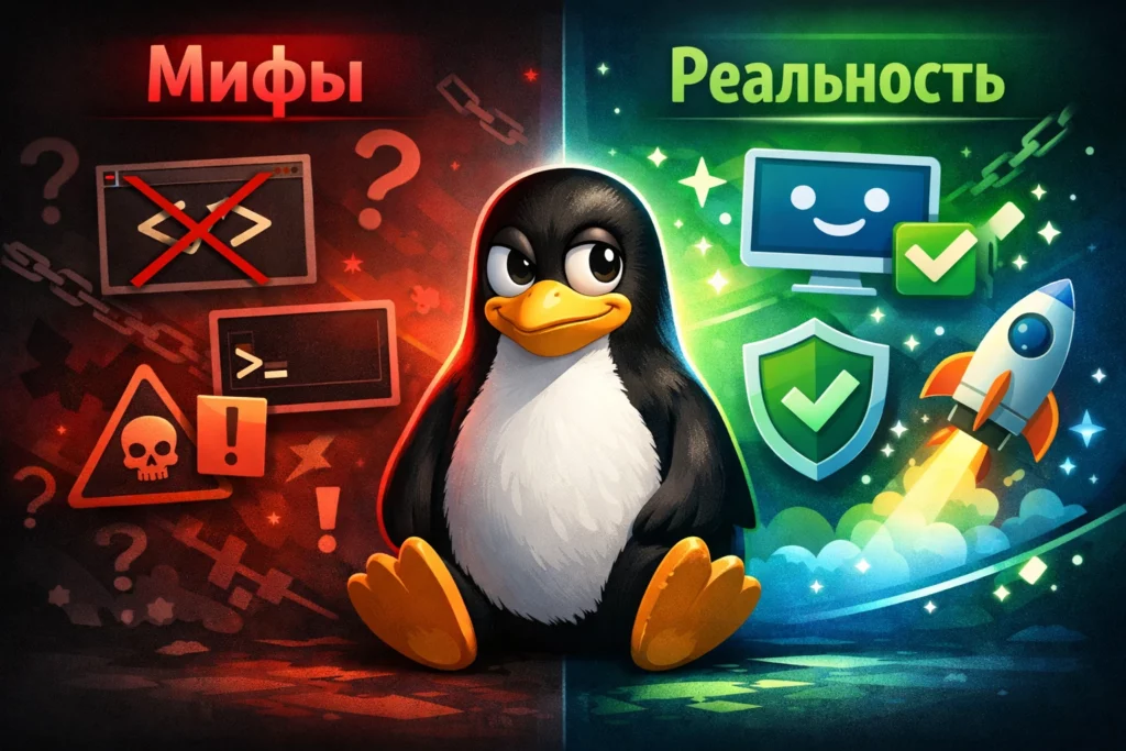 Мифы о Linux и правда о Linux сравнение